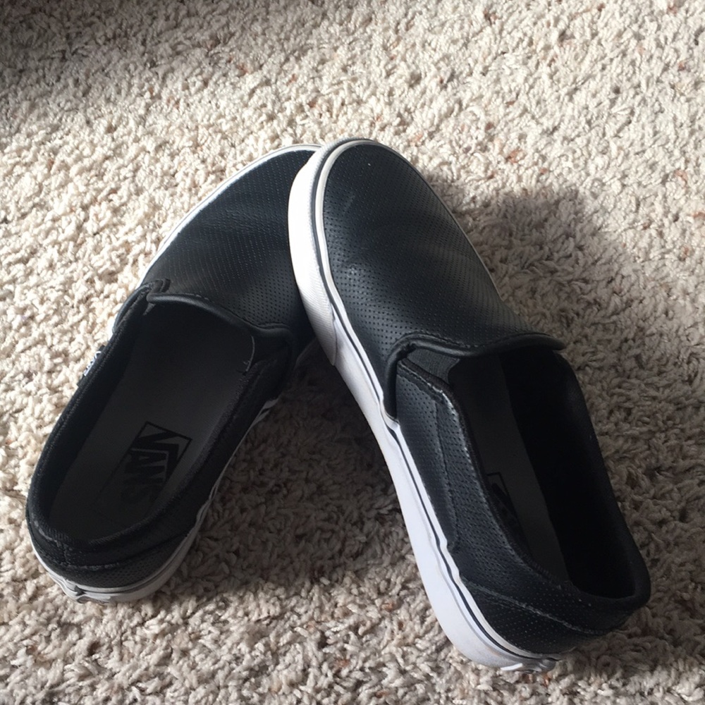 Black Slip-On Vans